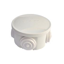 Chine Type rond boîte de cercle extérieur de jonction en plastique blanche/boîte électrique en plastique ronde fournisseur