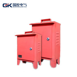 Cabinet orange de distribution électrique de couleur, conseil domestique de distribution électrique